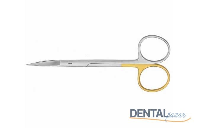 Goldman Fox Cerrahi Makas 13 cm Egri