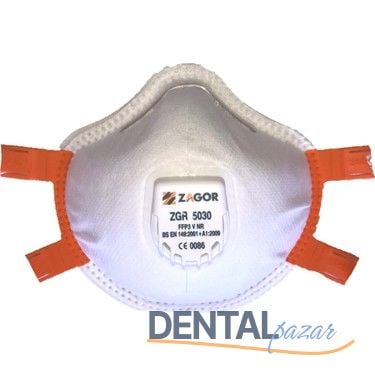 Zagor 5030 FFP3 Ventilli Solunum Maskesi - 10 Adet