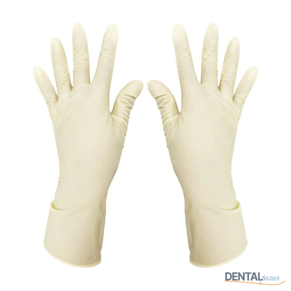 Steril Latex Pudralı Cerrahi Eldiven - 50 Çift