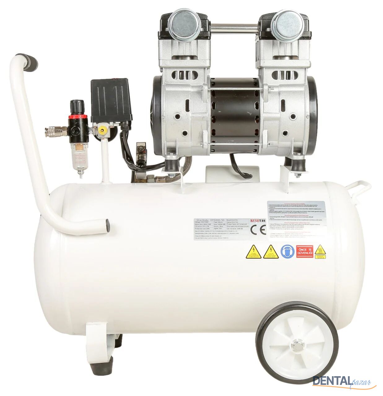 Yağsız Hava Kompresörü - 50 Lt