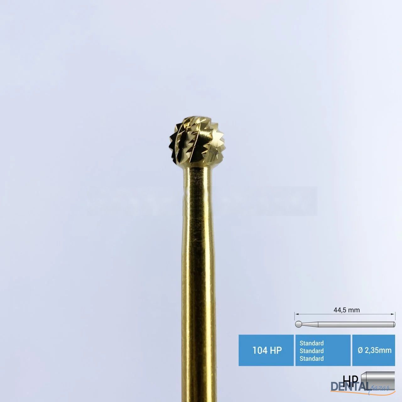 Titanyum Carpide Cerrahi Frez Rond - 141A HP