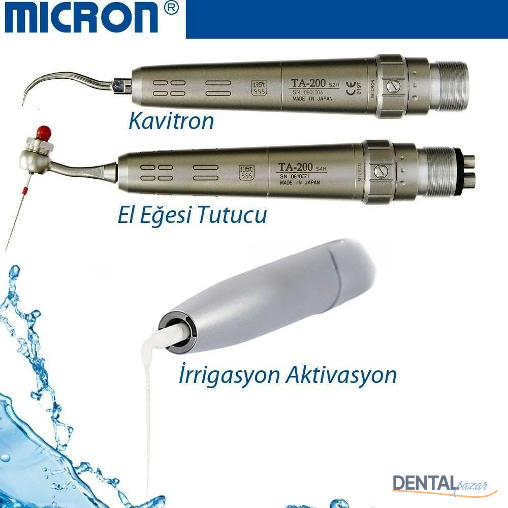 Havalı Kavitron + EndoActivator + El Egesi Tutucu