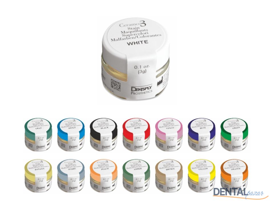 Ceramco 3 - Stain Makyaj Renkleri Toz