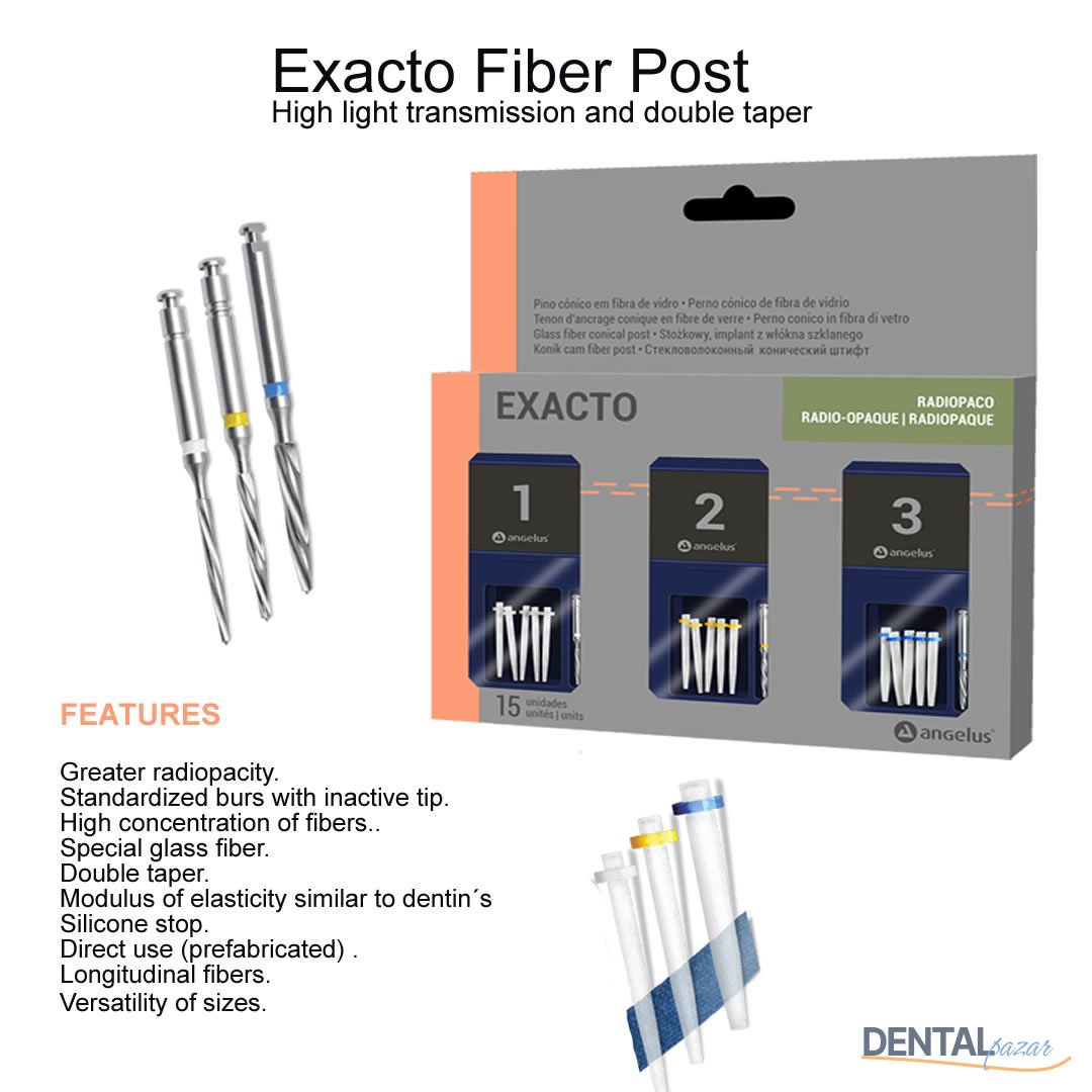 Exacto Translucido Fiber Post Kit