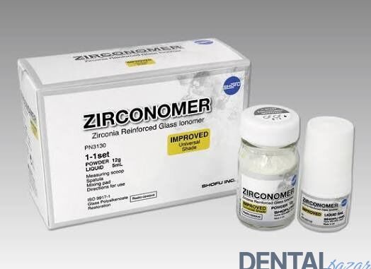 Zirconomer - Cam İyonomer Siman - 12 gr Toz*5 ml Likit