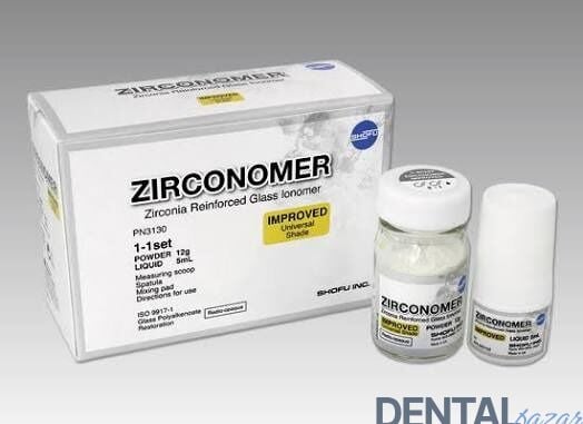 Zirconomer - Cam İyonomer Siman - 12 gr Toz*5 ml Likit