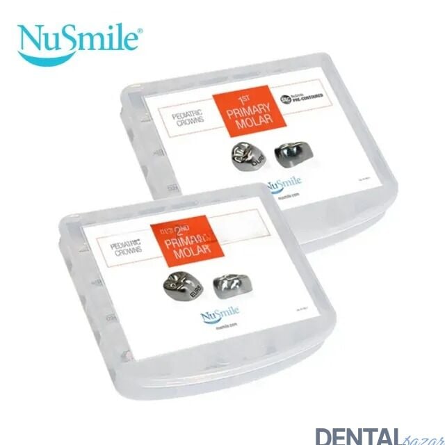 NuSmile Pre-Contoured Paslanmaz Çelik Kron Starter Kit