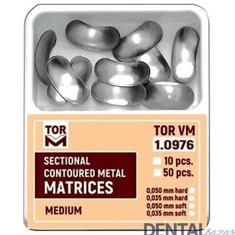 Tor VM Bölgesel Konturlu Metal Matrixler (Large) No:1.0973 0,050mm Sert 50'li