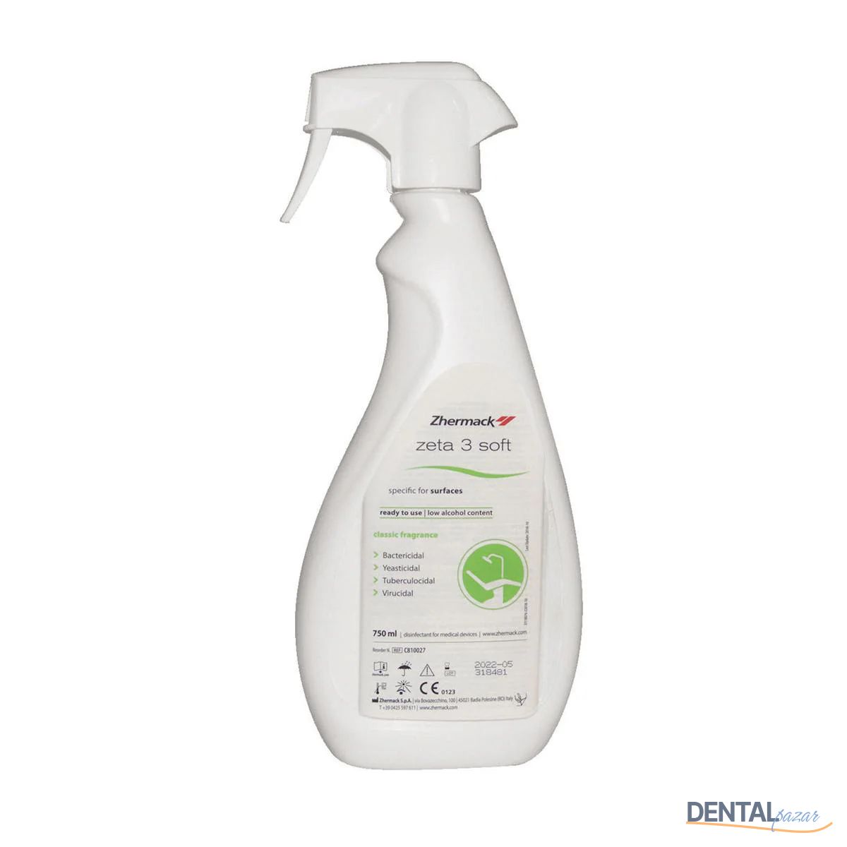 Zeta 3 Soft Yüzey Dezenfektanı - 750 Ml