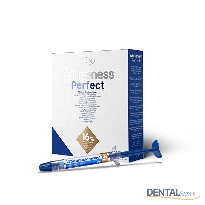 FGM Whiteness Perfect 16 Uyumlu Ev Tipi Diş Beyazlatma Seti Full Paket