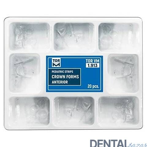 Tor Vm Transparan Strip Anterior Kron Pediatrik Set No: 1.913