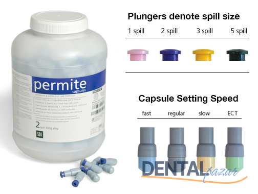 Permite Kapsül Amalgam %56 Gümüş
