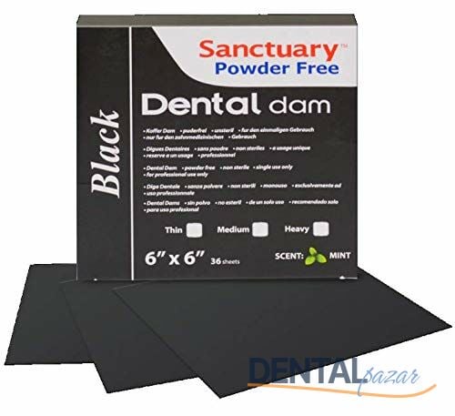 Dental Dam Rubberdam Lastigi Siyah