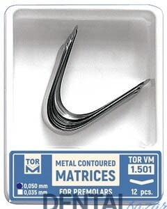 Tor VM Metal Konturlu Matrix (Premolar) 0,050mm  No:1.501