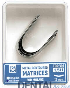 Tor VM Metal Konturlu Matrix (Molar)  0,050mm  No:1.511