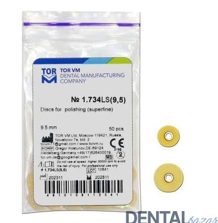 Tor Vm Kompozit Parlatma Diski (SuperFine) 12.7 mm  No: 1.734LS