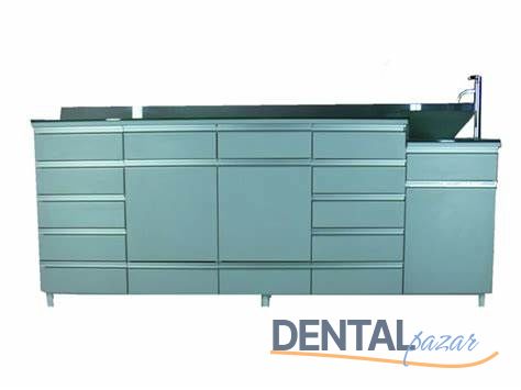 Klinik Dolap Camlı 250 cm Xt - D