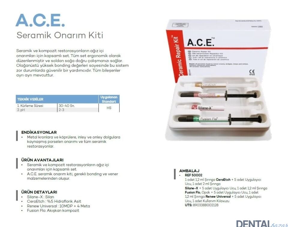 Prevestdenpro A.C.E. Seramik Onarım Kiti - REF 50002