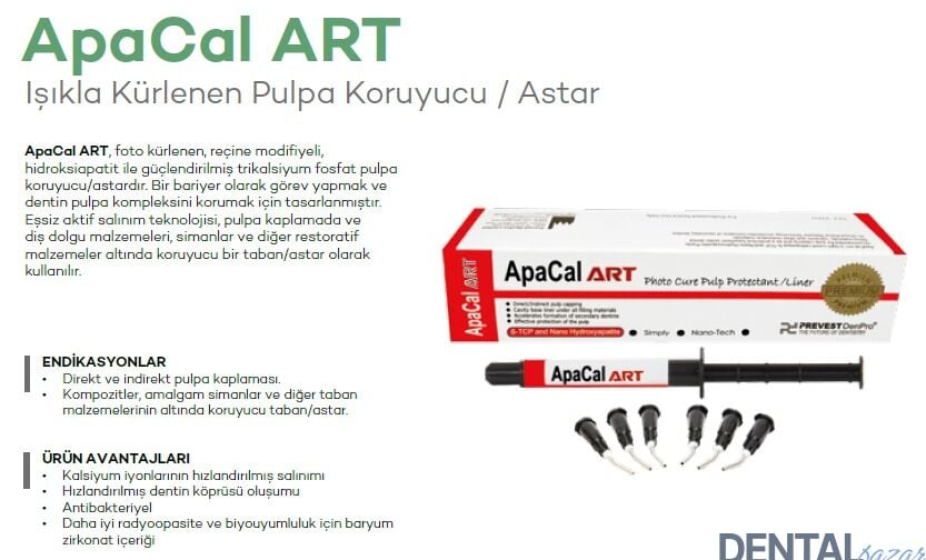 Prevestdenpro ApaCal ART Pulpa Koruyucu / Astar -Deneme Paketi
