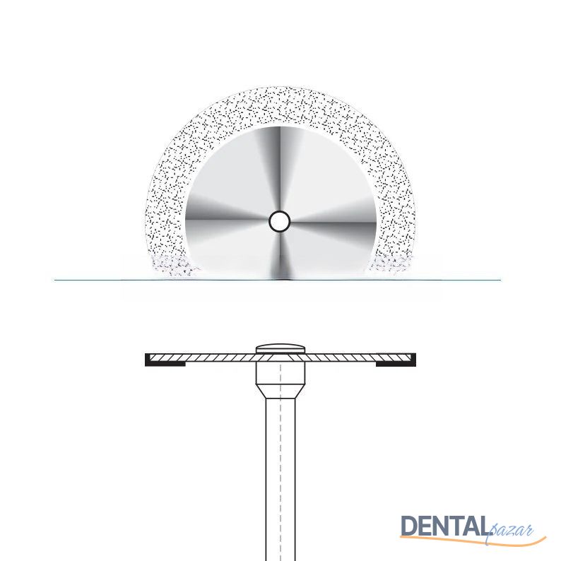 Ortho Diamond Disc Arayüz Separe - TekTaraflı Aşındırma