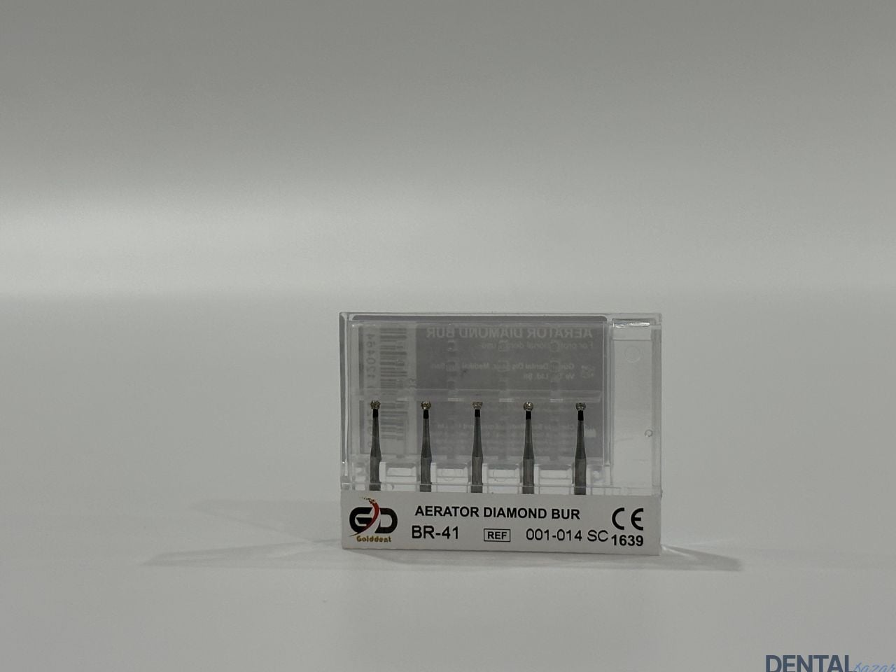 Golddent Elmas Frez BR-41 - 001-014 SC - Yuvarlak (Siyah Kuşak)