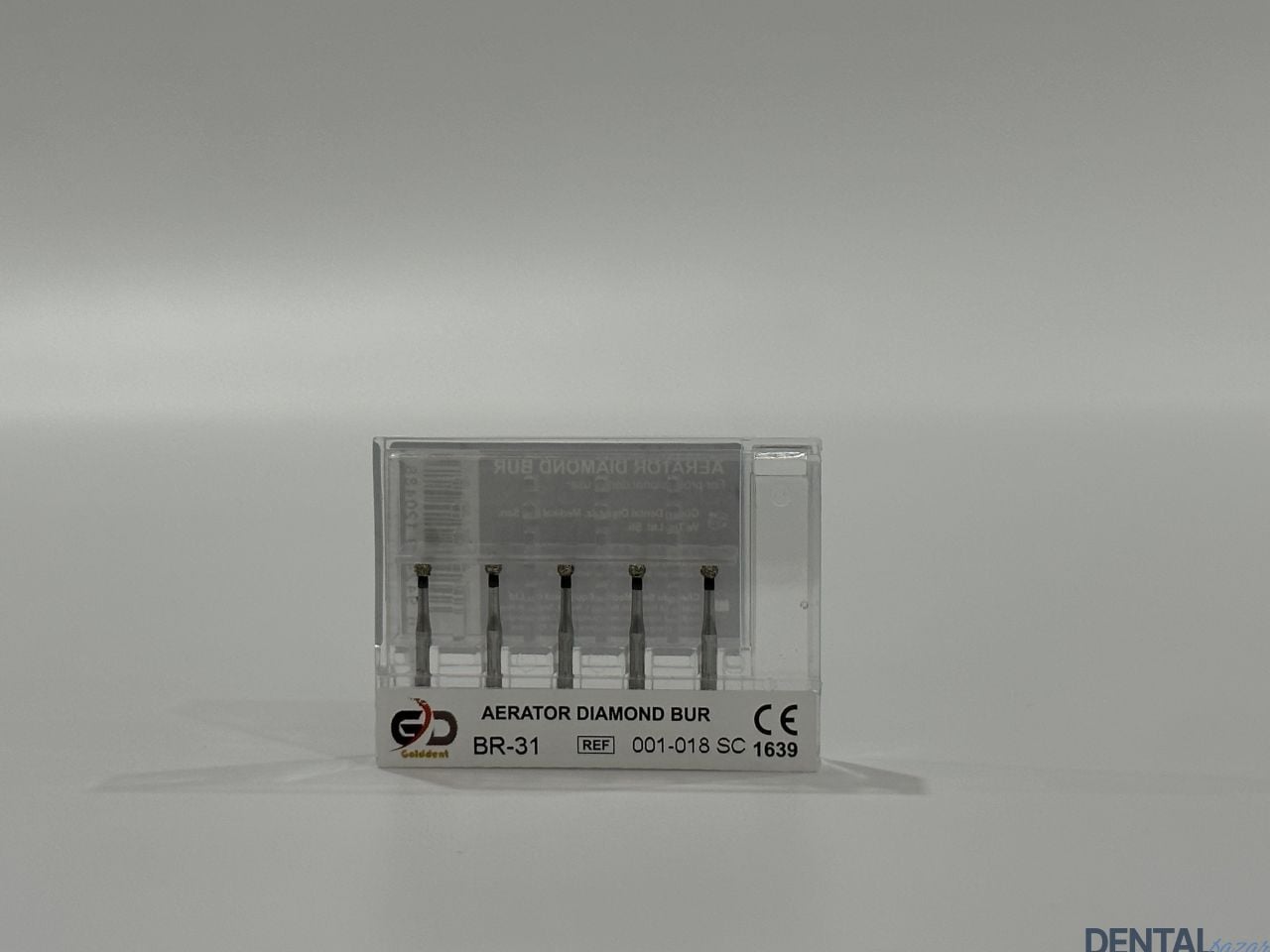 Golddent Elmas Frez BR-31 - 001-018 SC - Yuvarlak (Siyah Kuşak)