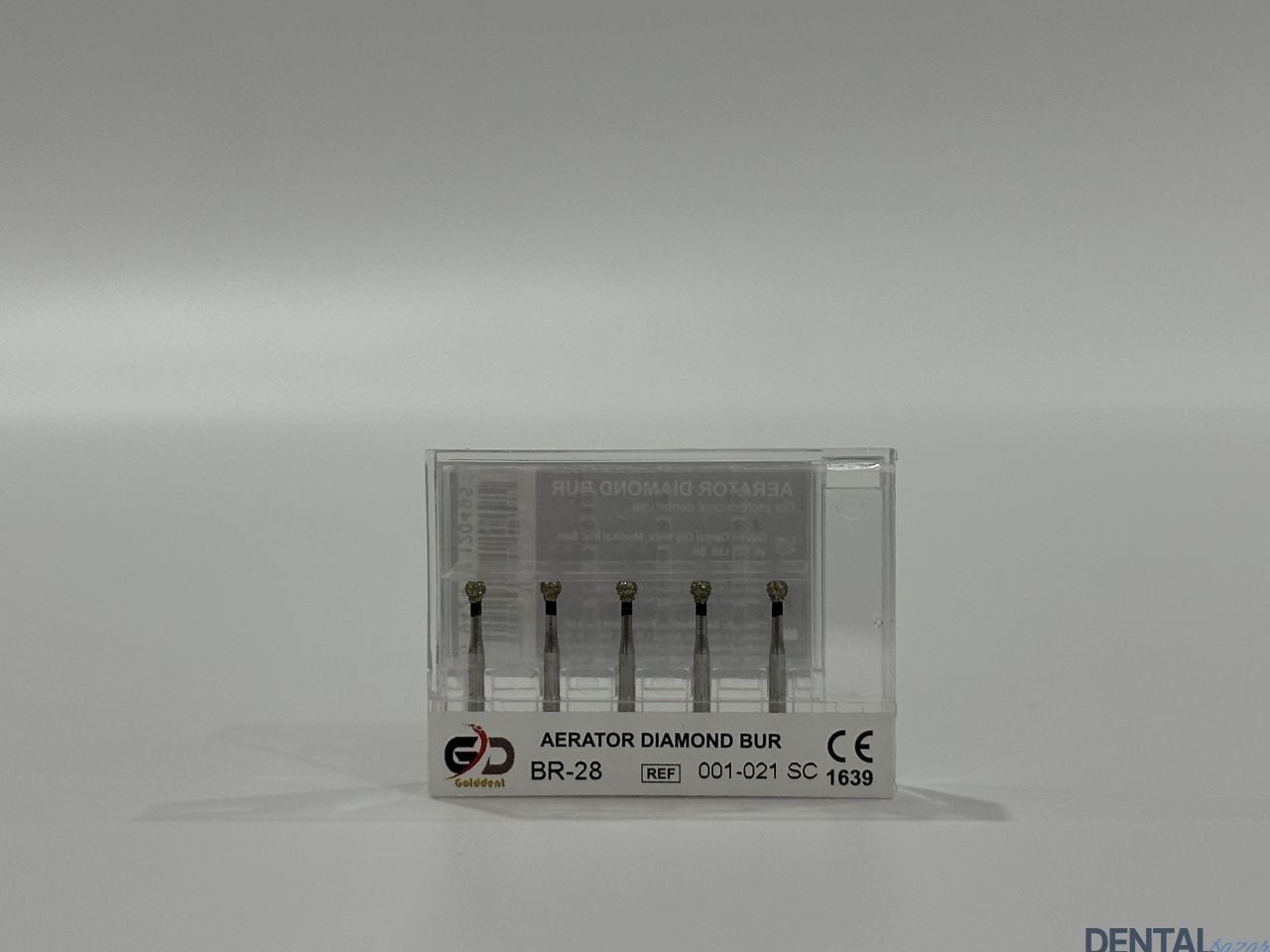 Golddent Elmas Frez BR-28 - 001-021 SC - Yuvarlak (Siyah Kuşak)
