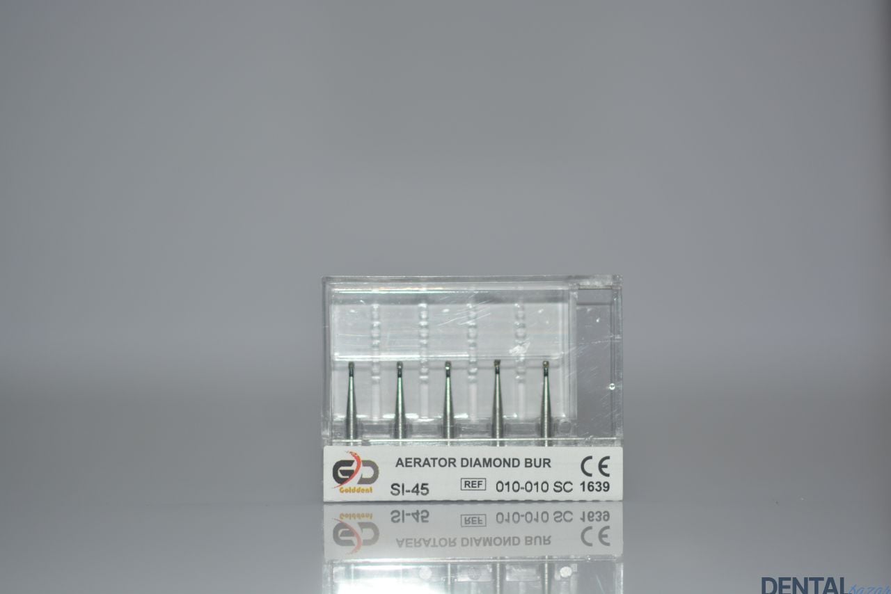 Golddent Elmas Frez SI-45 - 010-010 SC - Ters Koni (Siyah Kuşak)