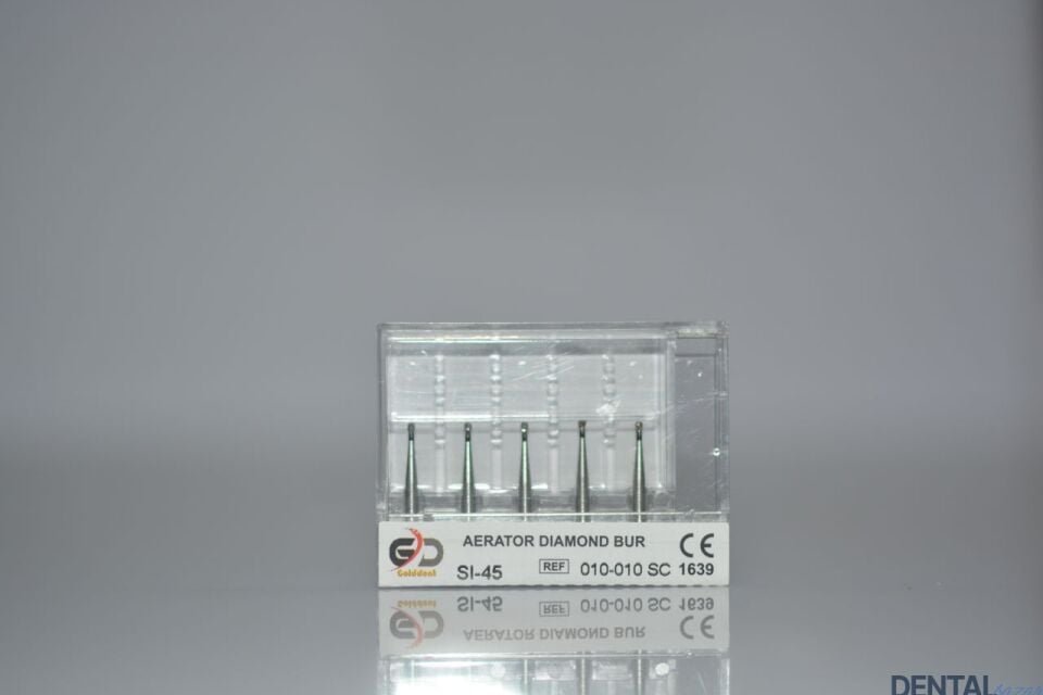 Golddent Elmas Frez SI-45 - 010-010 SC - Ters Koni (Siyah Kuşak)