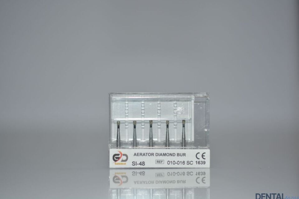 Golddent Elmas Frez SI-48 - 010-016 SC - Ters Koni (Siyah Kuşak)