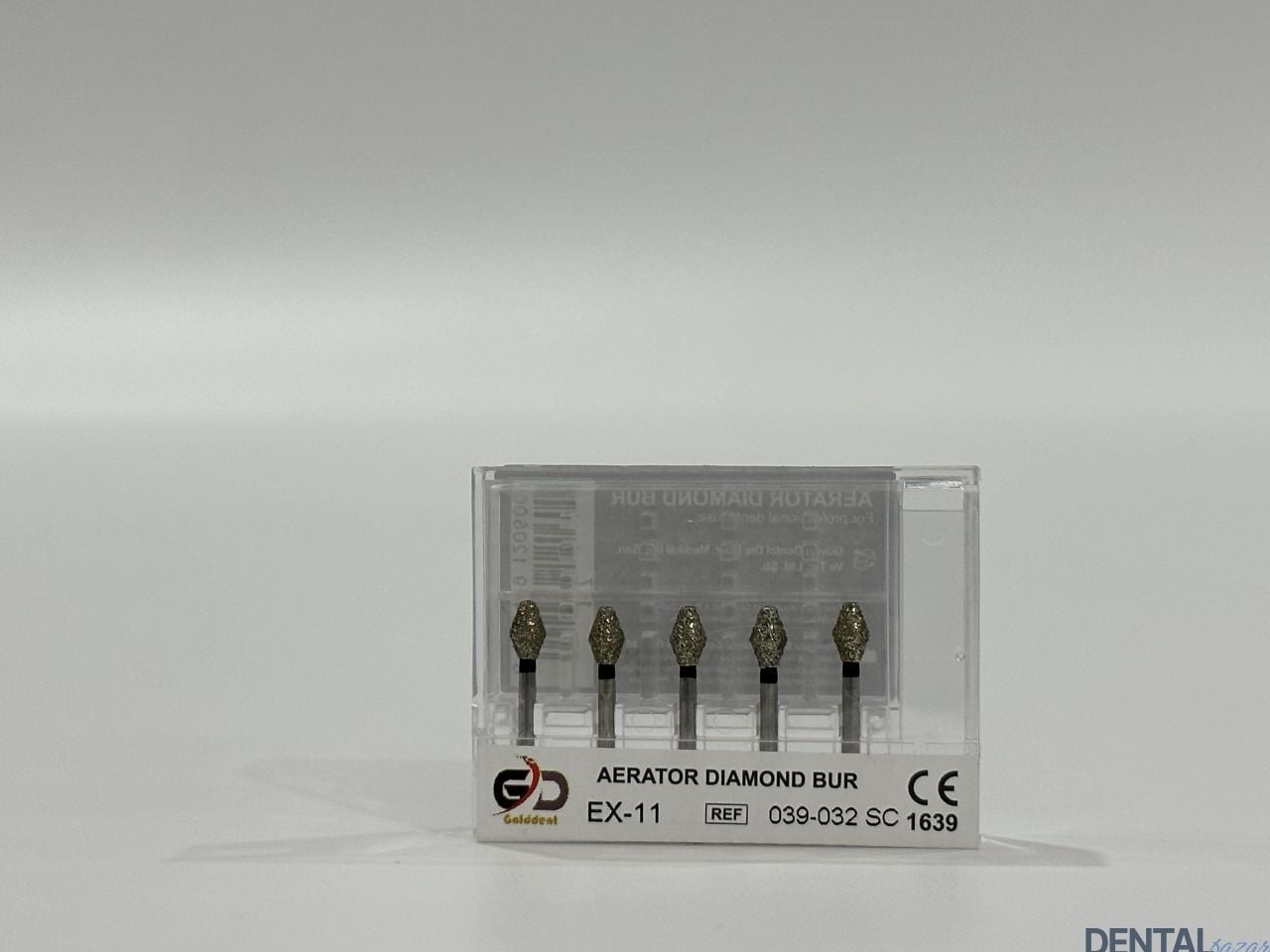 Golddent Elmas Frez EX-11 - 039-032 SC - Fıçı (Siyah Kuşak)