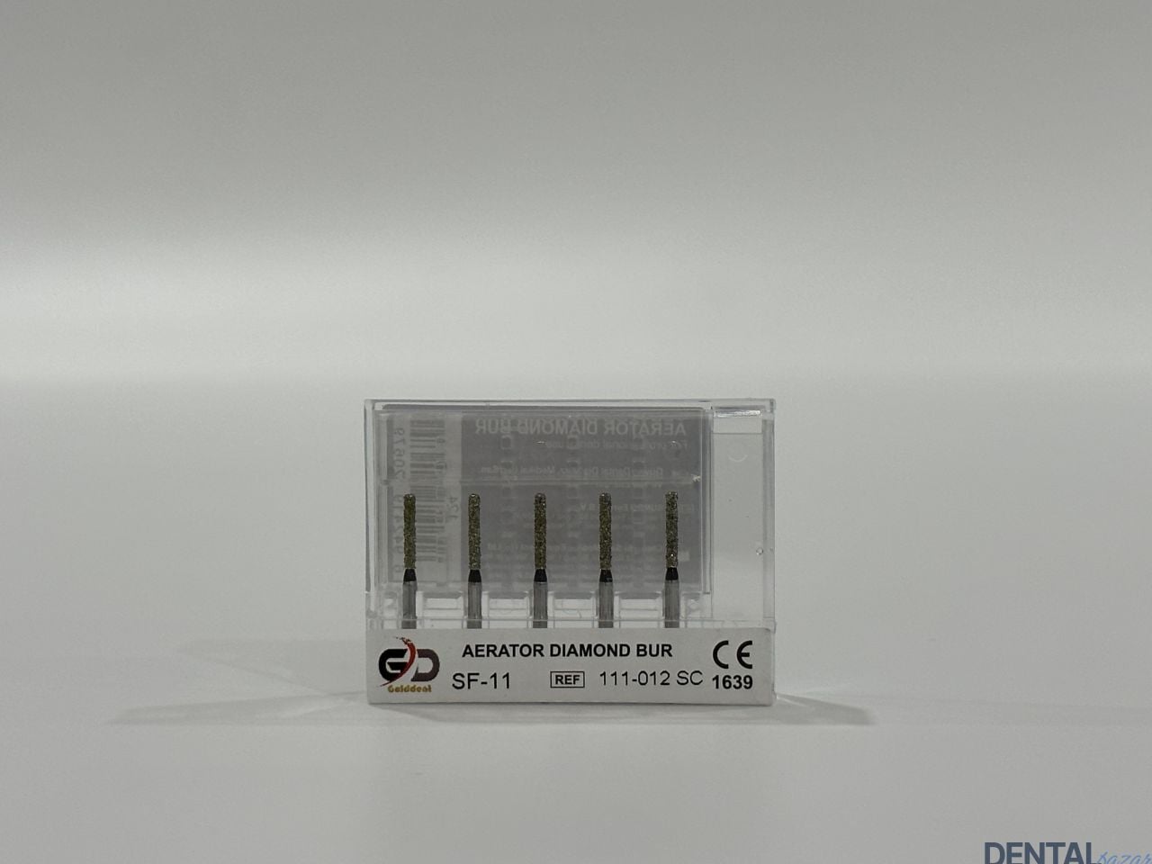 Golddent Elmas Frez SF-11 - 111-012 SC - Düz Uçlu Silindir (Siyah Kuşak)