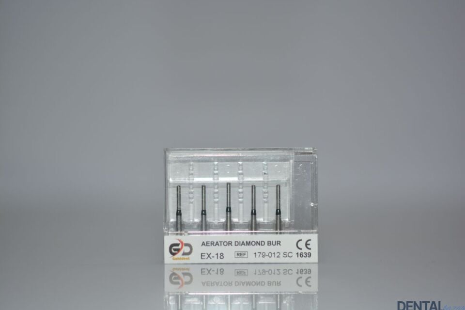 Golddent Elmas Frez EX-18 - 179-012 SC - Uç Kesim (Siyah Kuşak)