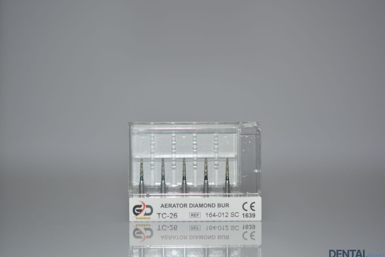 Golddent Elmas Frez TC-26 - 164-012 SC - İğne (Siyah Kuşak)