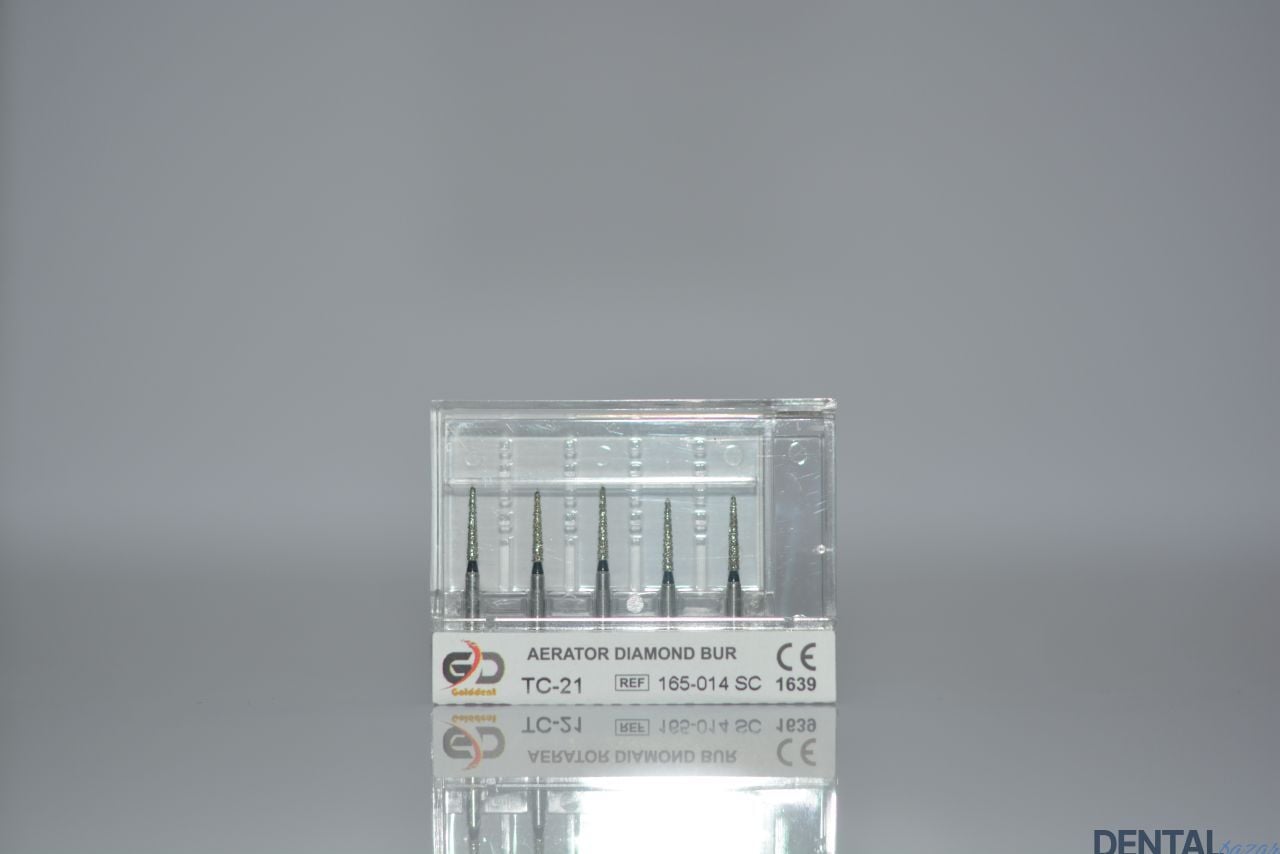 Golddent Elmas Frez TC-21 - 165-014 SC - İğne (Siyah Kuşak)
