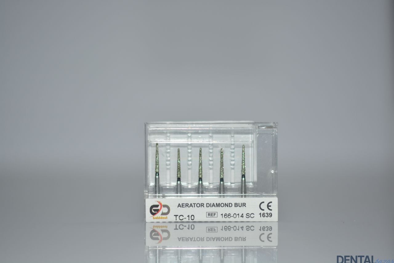 Golddent Elmas Frez TC-10 - 166-014 SC - İğne (Siyah Kuşak)