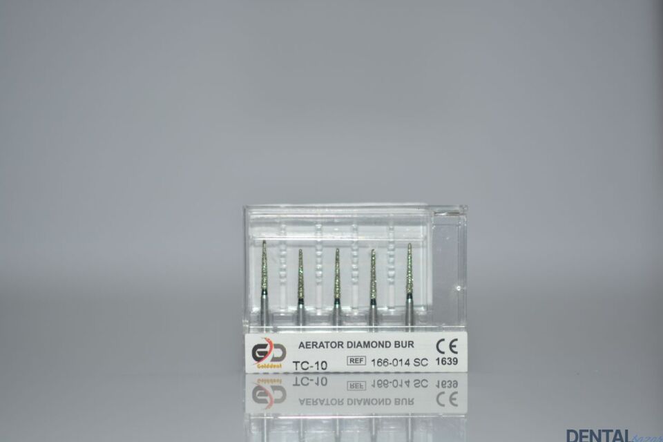 Golddent Elmas Frez TC-10 - 166-014 SC - İğne (Siyah Kuşak)