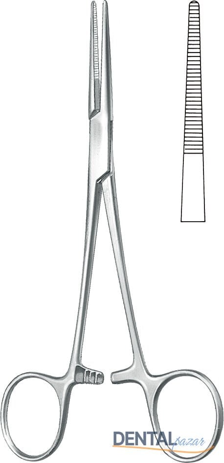 Kelly Hemostatik Forceps Düz