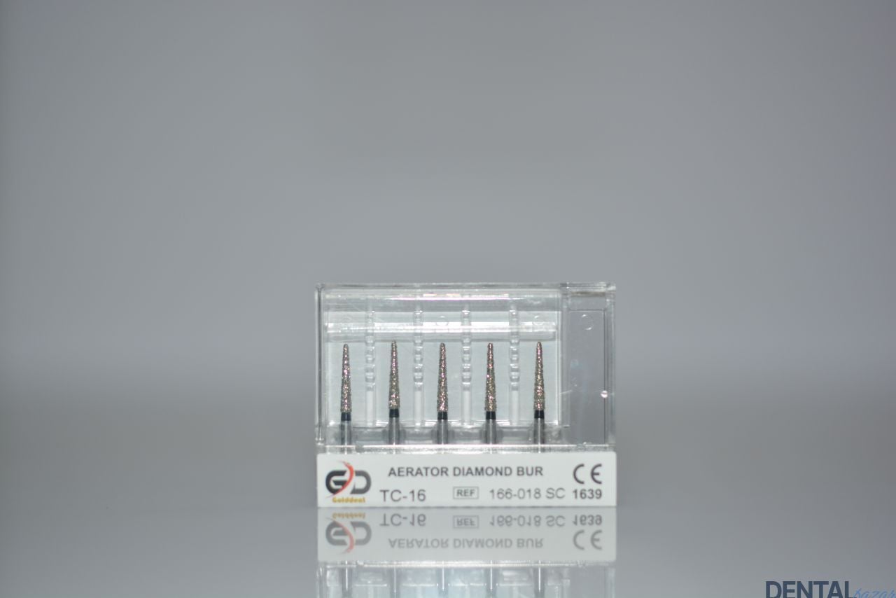 Golddent Elmas Frez TC-16 - 166-018 SC - İğne (Siyah Kuşak)