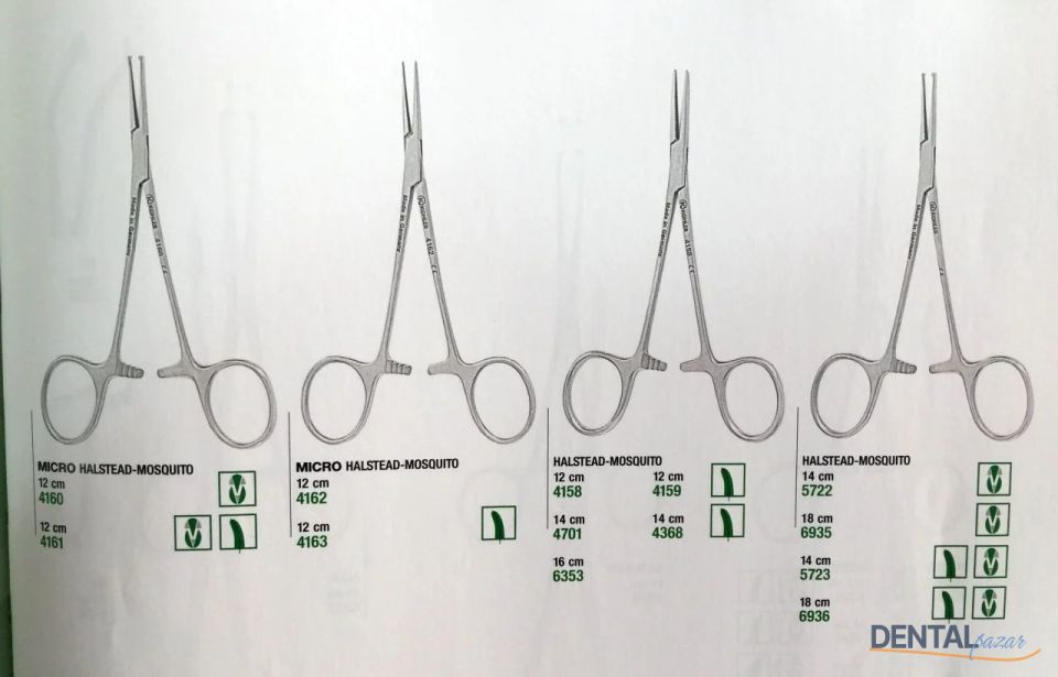 Halstead Mosquito Hemostatik Pens