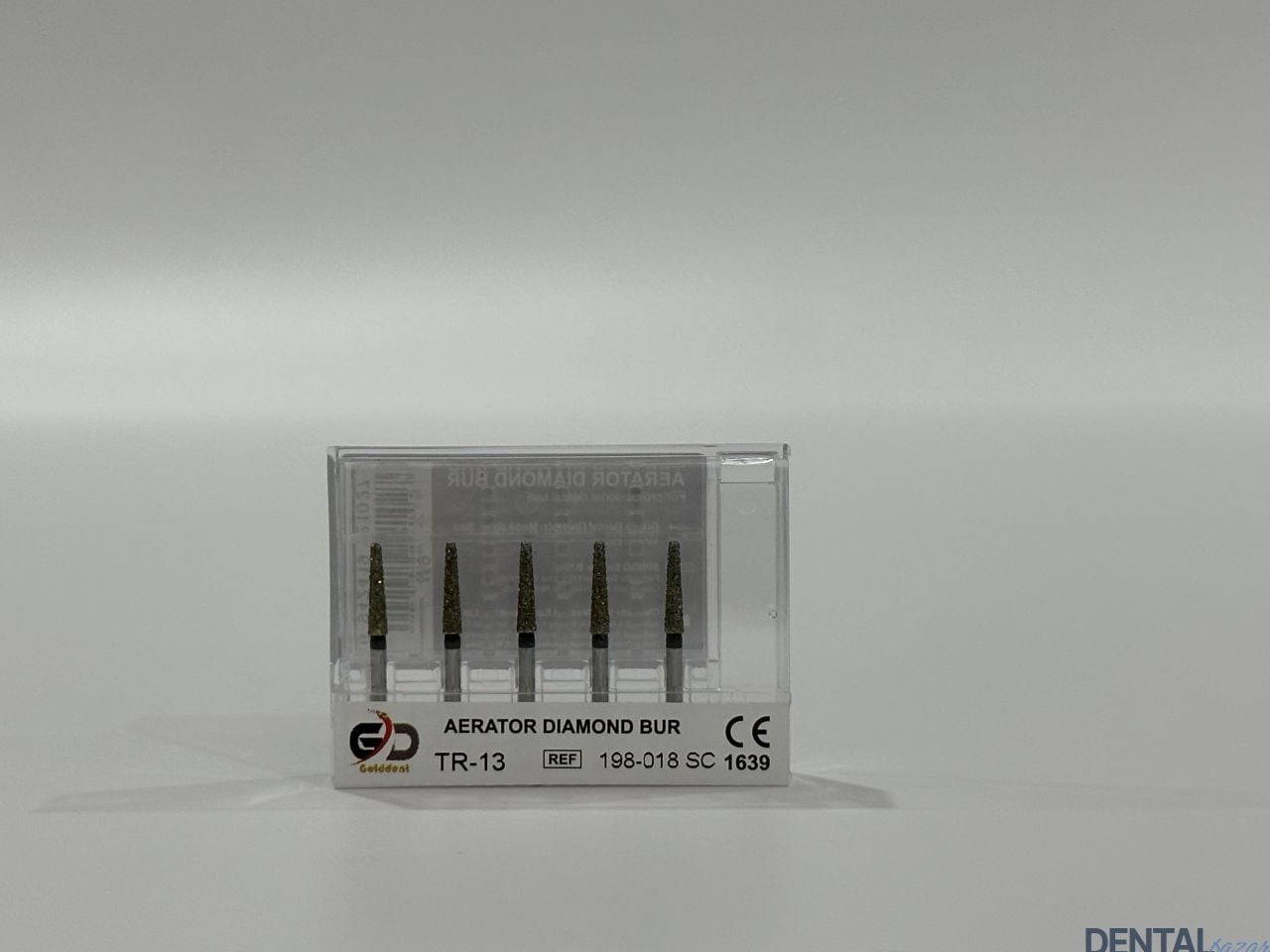 Golddent Elmas Frez TR-13 - 198-018 SC - Yuvarlak Uçlu Konik (Siyah Kuşak)