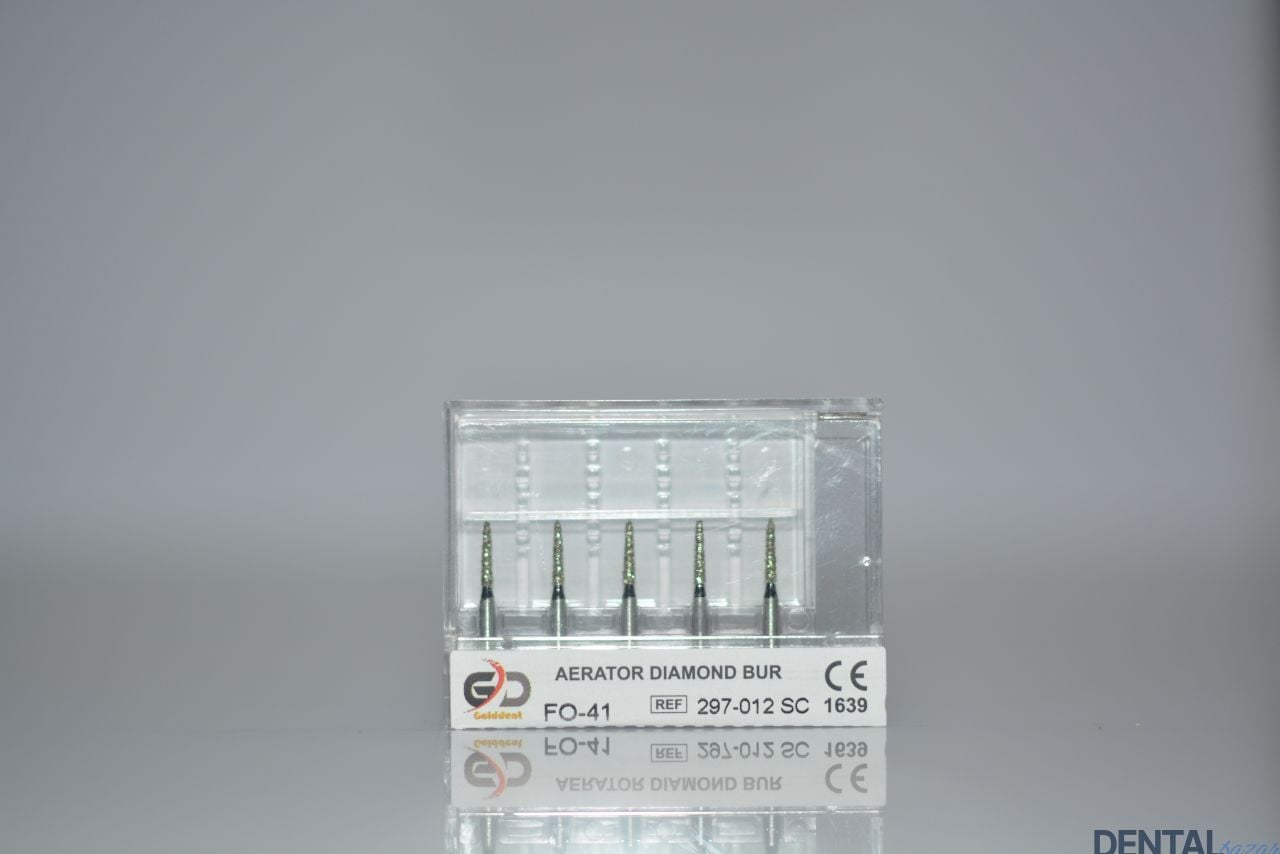 Golddent Elmas Frez FO-41 - 297-012 SC - Alev (Siyah Kuşak)