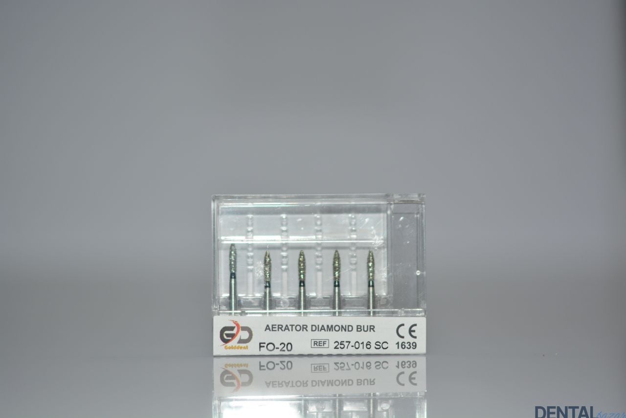 Golddent Elmas Frez FO-20 - 257-016 SC - Yumurta (Siyah Kuşak)