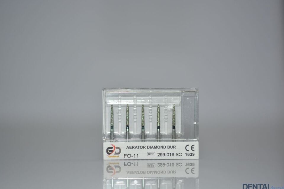 Golddent Elmas Frez FO-11 - 299-016 SC - Alev (Siyah Kuşak)