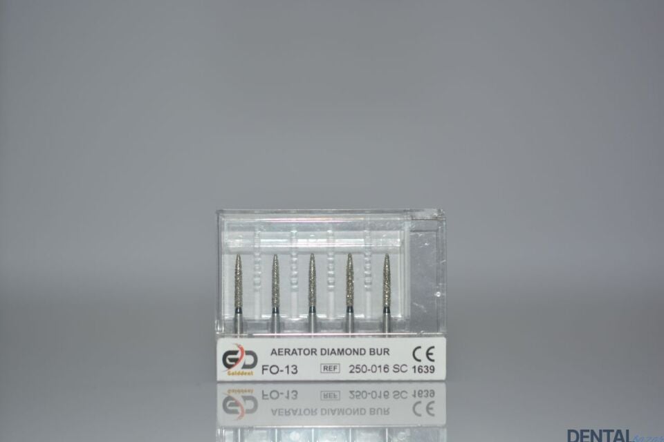 Golddent Elmas Frez FO-13 - 250-016 SC - Alev (Siyah Kuşak)