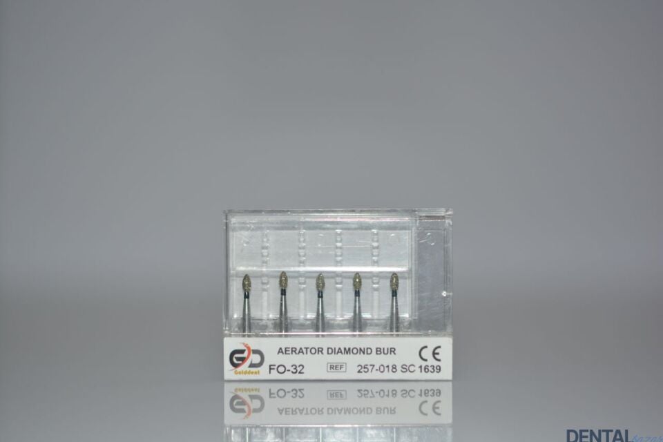 Golddent Elmas Frez FO-32 - 257-018 SC - Yumurta (Siyah Kuşak)