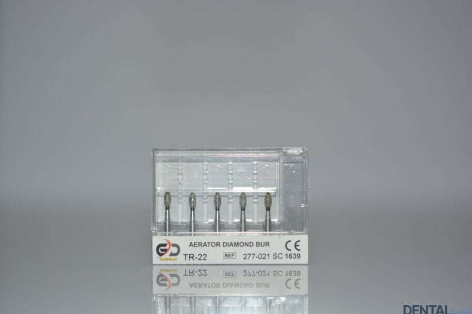 Golddent Elmas Frez TR-22 - 277-021 SC - Yumurta (Siyah Kuşak)