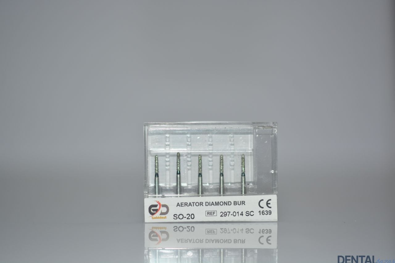 Golddent Elmas Frez SO-20 - 297-014 SC - Alev (Siyah Kuşak)