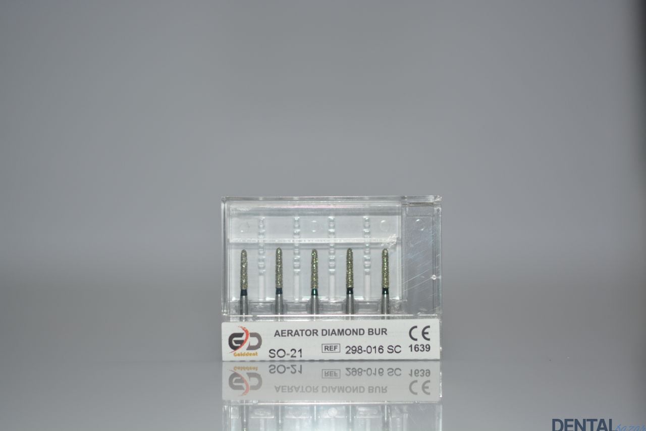 Golddent Elmas Frez SO-21 - 298-016 SC - Alev (Siyah Kuşak)