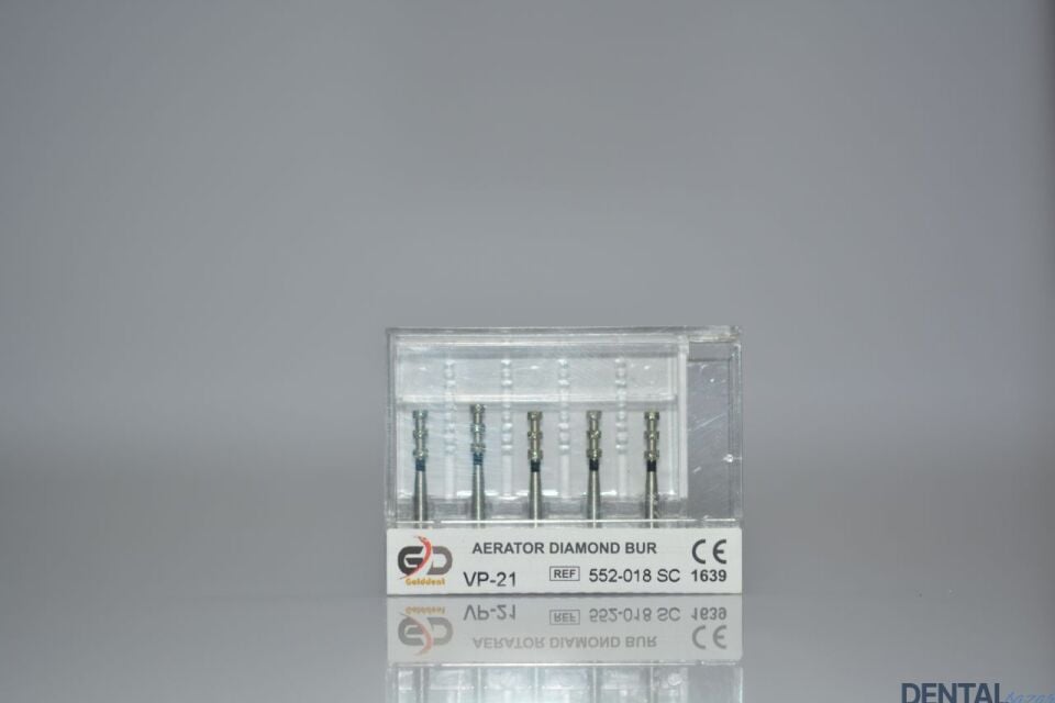 Golddent Elmas Frez VP-21 - 552-018 SC - Derinlik İşaretleme (Siyah Kuşak)